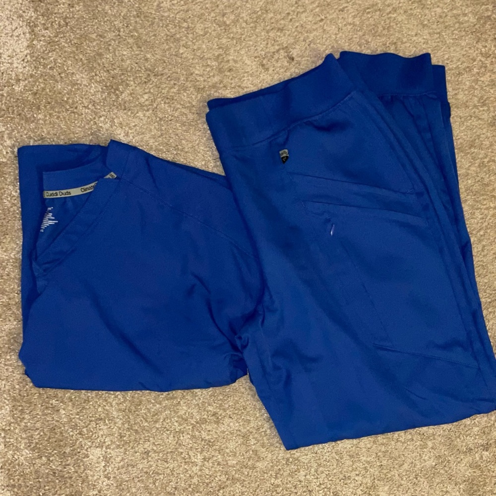 Womens Royal Scrub Set - ClimateRight by Cuddl Duds